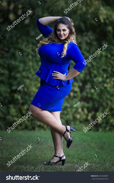 Young beautiful caucasian curvy woman Stock Photos and .